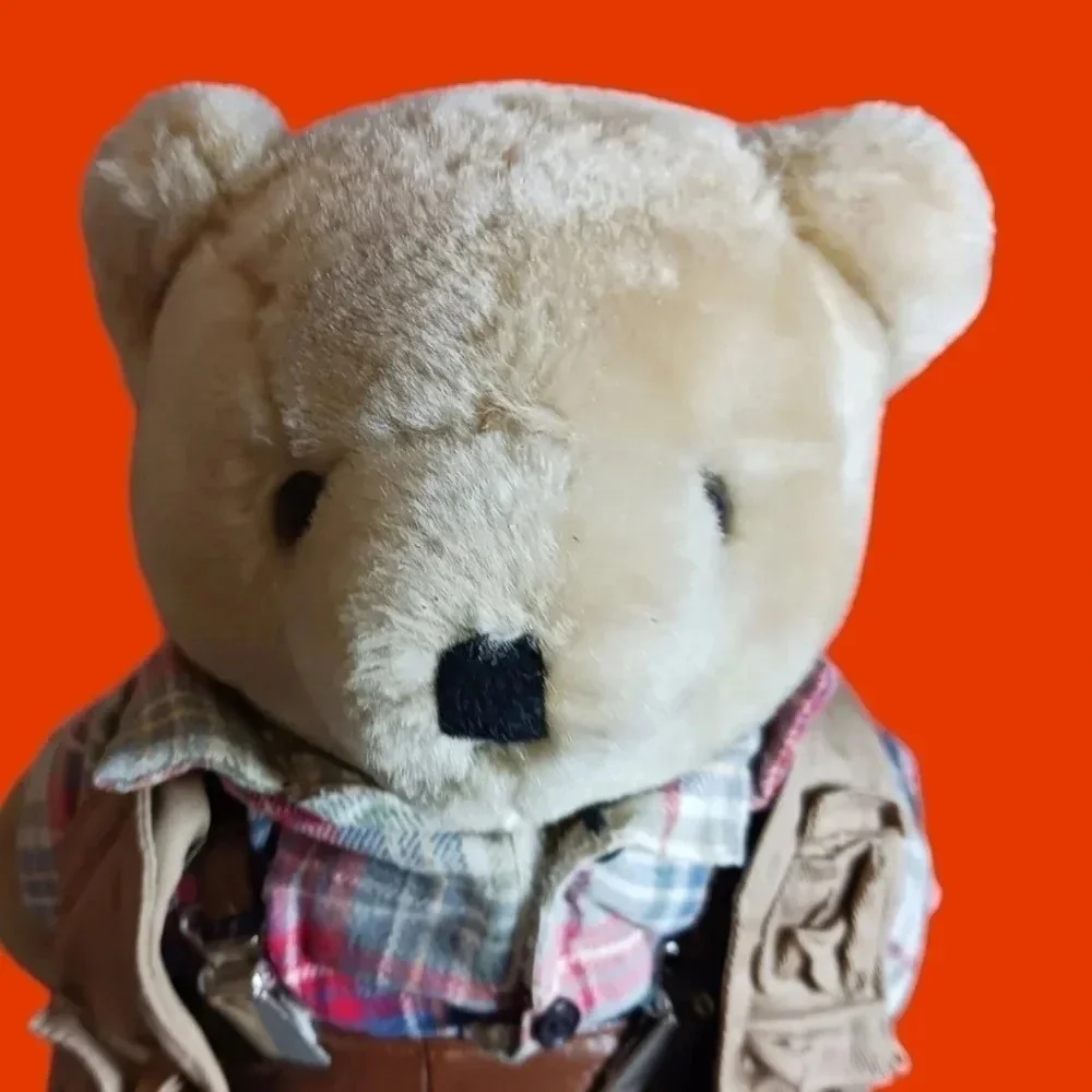 Tender heart treasures bear fishing plush  
